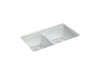 KOHLER Riverby 33" undermount double-bowl kitchen sink