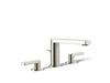 KOHLER Composed Widespread bathroom sink faucet with Lever handles, 1.2 gpm
