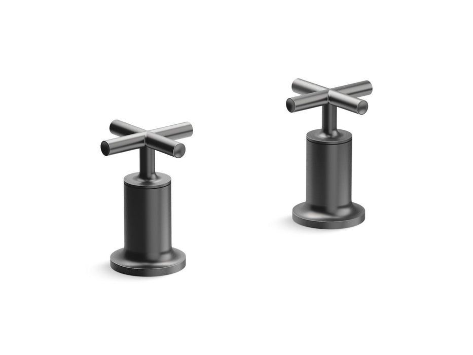 KOHLER Purist Deck- or wall-mount bath faucet handle trim with cross design