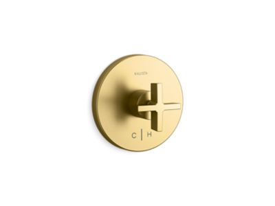 Kallista One Thermo Trim, H&C, Cross Handle