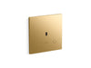 KOHLER K-60TB00S50 Mach Flex Metal faceplate for concealed touchless toilet flushometer, dual-flush (1.1 / 1.28 gpf)