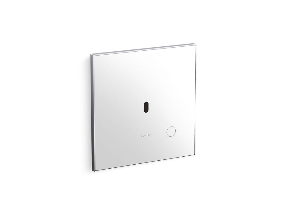 KOHLER K-91TB10N50-0WH Mach Flex Glass faceplate for concealed touchless toilet flushometer, 1.28 gpf