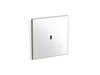 KOHLER K-61TB10S50-0WH Mach Flex Glass faceplate for concealed touchless toilet flushometer, dual-flush (1.1 / 1.28 gpf)