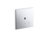 KOHLER K-60TB00S50 Mach Flex Metal faceplate for concealed touchless toilet flushometer, dual-flush (1.1 / 1.28 gpf)
