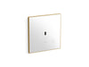 KOHLER K-91TB10K50-0WH Mach Flex Glass faceplate for concealed touchless toilet flushometer, 1.0 gpf