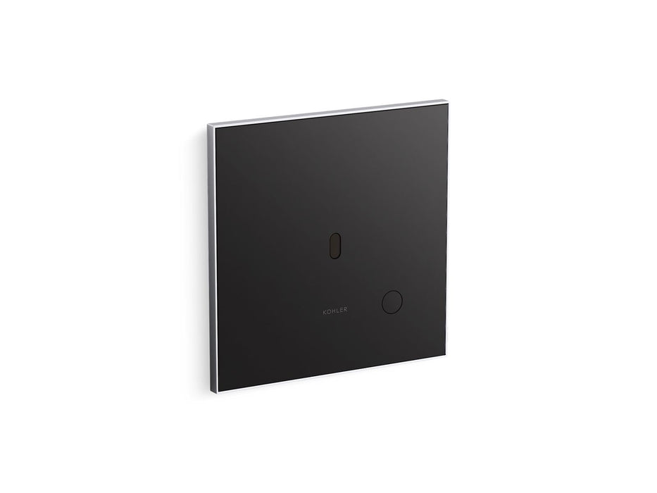 KOHLER K-91UB10D40-7BK Mach Flex Glass faceplate for concealed touchless urinal flushometer, 0.125 gpf