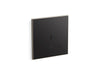 KOHLER K-61TB10S50-7BK Mach Flex Glass faceplate for concealed touchless toilet flushometer, dual-flush (1.1 / 1.28 gpf)