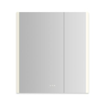 Robern AiO Reserve Cabinet, 36" x 40" x 4", Edge Lit, TUN Lighting, Warm White (2700K) to Cool White (5600K), Dimmable, Interior Lighting, Electrical Outlets, USB Charging Ports