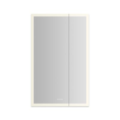 Robern AiO Reserve Cabinet, 30" x 48" x 4", Perimeter Lit, TUN Lighting, Warm White (2700K) to Cool White (5600K), Dimmable, Interior Lighting, Electrical Outlets, USB Charging Ports