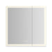 Robern AiO Reserve Cabinet, 30" x 30" x 4", Perimeter Lit, TUN Lighting, Warm White (2700K) to Cool White (5600K), Dimmable, Interior Lighting, Electrical Outlets, USB Charging Ports