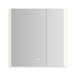 Robern AiO Reserve Cabinet, 30" x 30" x 4", Edge Lit, TUN Lighting, Warm White (2700K) to Cool White (5600K), Dimmable, Interior Lighting, Electrical Outlets, USB Charging Ports