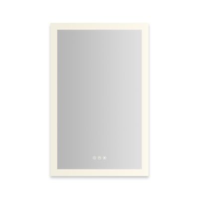 Robern AiO Reserve Cabinet, 20" x 30" x 4", Perimeter Lit, TUN Lighting, Warm White (2700K) to Cool White (5600K), Dimmable, Interior Lighting, Electrical Outlets, USB Charging Ports, Left Hinge