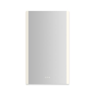Robern AiO Reserve Cabinet, 24" x 40" x 4", Edge Lit, TUN Lighting, Warm White (2700K) to Cool White (5600K), Dimmable, Interior Lighting, Electrical Outlets, USB Charging Ports, Left Hinge