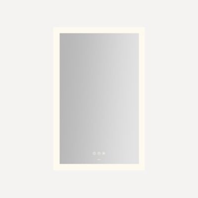 Robern Instinct Lighted Mirror, 20" x 30" x 7/8", Rectangle, Perimeter Light Pattern, TUN Lighting, Warm White (2700K) to Cool White (5600K), Dimmable, Defogger