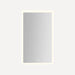 Robern Instinct Lighted Mirror, 24" x 40" x 7/8", Rectangle, Perimeter Light Pattern, TUN Lighting, Warm White (2700K) to Cool White (5600K), Dimmable, Defogger