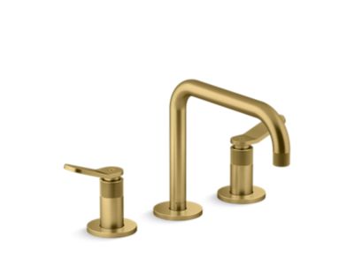 Kallista P33348-LV Aileron Widespread Sink Faucet, Low