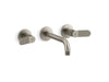 Kallista P33353-LV Aileron Wallmount Widespread Faucet
