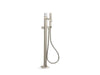 Kallista P32713-WC Bezel Flr Mnt Bth Fct W Hdswr Wc Stone
