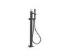 Kallista P32713-WC Bezel Flr Mnt Bth Fct W Hdswr Wc Stone