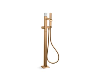 Kallista P32713-WC Bezel Flr Mnt Bth Fct W Hdswr Wc Stone