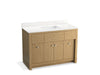 KOHLER Alouette™ 48" bathroom vanity cabinet with sink and quartz top