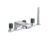 Kallista P32712-GTM Bezel Dkmt Bth Fct W Div Hdswr Gtm Stne