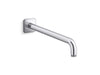 Kallista P32963-00 Modern Square Shower Arm, 13 Wall-Mount