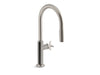 KOHLER Billet™ Pull-down kitchen sink faucet with two-function sprayhead