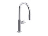 KOHLER Billet™ Pull-down kitchen sink faucet with two-function sprayhead