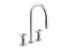 KOHLER Billet™ Pull-down kitchen sink faucet with two-function sprayhead