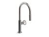 KOHLER Billet™ Pull-down kitchen sink faucet with two-function sprayhead