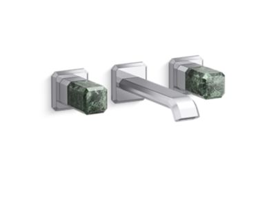 Kallista P33168-GTM Bezel Wall Mount Wide Spread, Gtm Stone