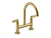 Kallista P25202-LV One Kitchen Bridge Faucet, D-Mount, Lv