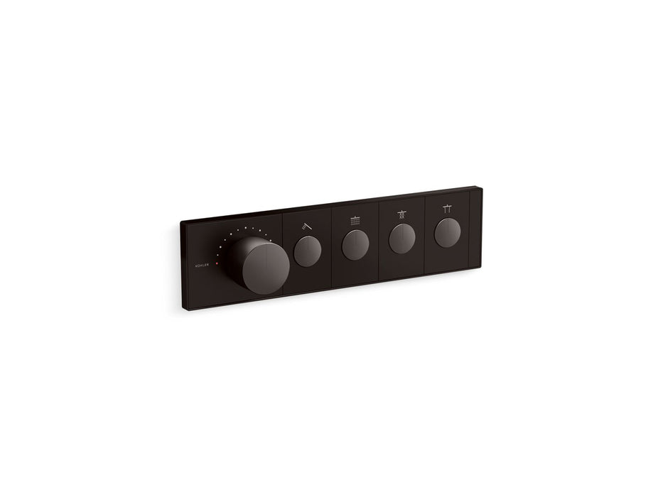 KOHLER Anthem Four-outlet recessed mechanical thermostatic valve control
