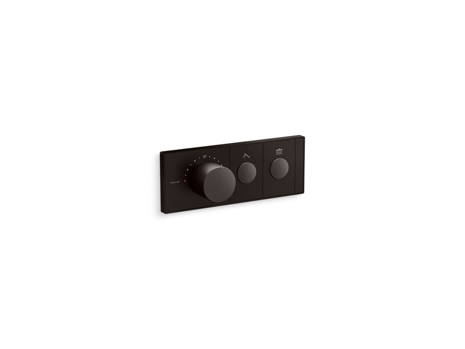 KOHLER Anthem Two-outlet recessed mechanical thermostatic valve control