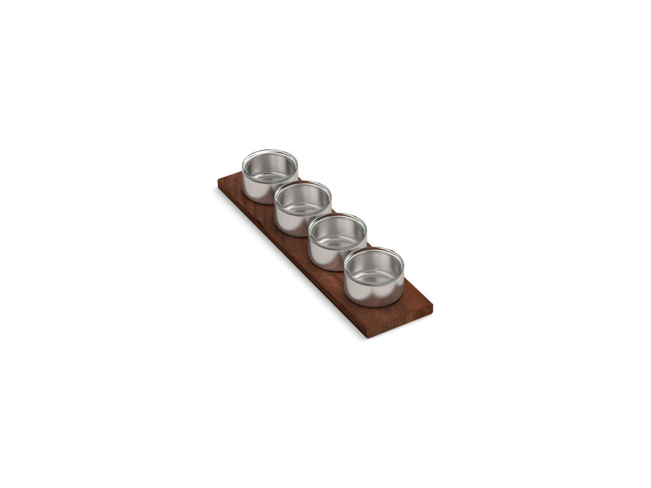 KOHLER K-37915-WAL Synthos Four-piece workstation sink garnish bowl set