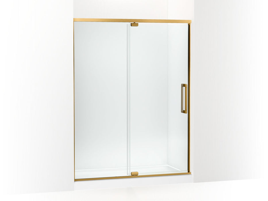 KOHLER K-CA37600-8L Statement 76" H pivot shower door with 5/16"-thick glass