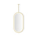 Robern Sculpt Hanging Pill Framed Mirror, 20" x 40" x 1-7/8", Perimeter Light Pattern, Warm White (3000K), Dimmable