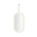 Robern Sculpt Hanging Pill Framed Mirror, 20" x 40" x 1-7/8", Perimeter Light Pattern, Warm White (3000K), Dimmable
