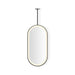 Robern Sculpt Hanging Pill Framed Mirror, 20" x 40" x 1-7/8", Perimeter Light Pattern, Warm White (3000K), Dimmable