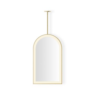 Robern Sculpt Hanging Arch Framed Mirror, 20" x 33" x 1-7/8", Perimeter Light Pattern, Warm White (3000K), Dimmable