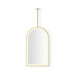 Robern Sculpt Hanging Arch Framed Mirror, 20" x 33" x 1-7/8", Perimeter Light Pattern, Warm White (3000K), Dimmable