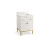 KOHLER Calpa™ 24" bathroom vanity cabinet with sink and quartz top