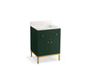 KOHLER Calpa™ 24" bathroom vanity cabinet with sink and quartz top
