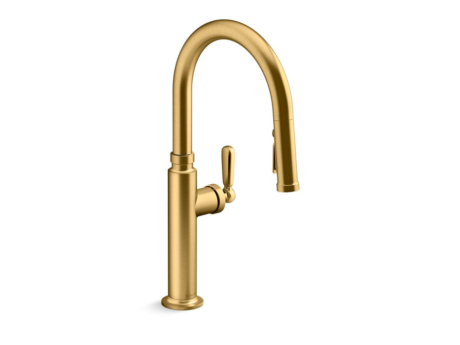 KOHLER Edalyn™ by Studio McGee Touchless pull-down kitchen sink faucet with three-function sprayhead