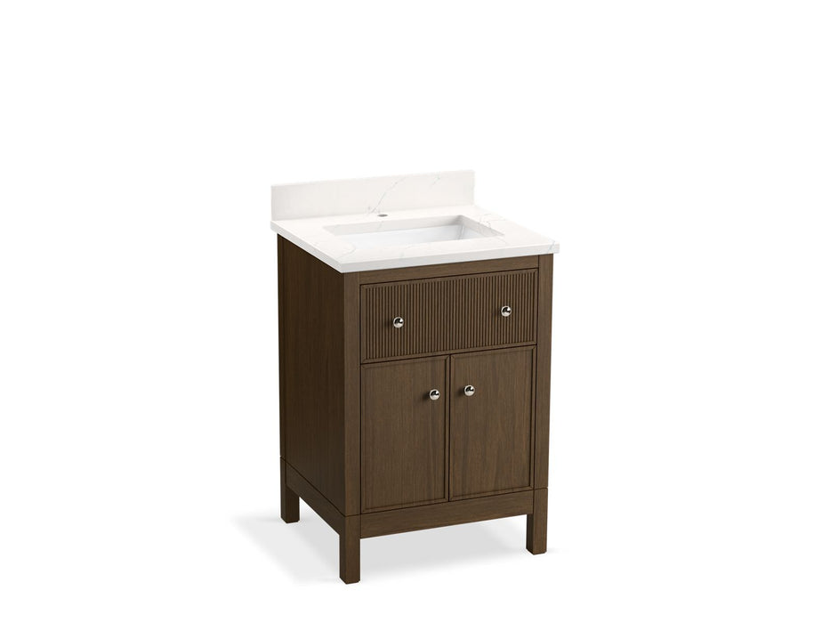 KOHLER Malin by Studio McGee 24" bathroom vanity cabinet with sink and quartz top