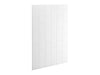 KOHLER K-39438-T10 Stoneridge 96" x 60" shower back wall with vertical block design