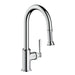 AXOR Montreux HighArc Kitchen Faucet 2-Spray Pull-Down, 1.75 GPM