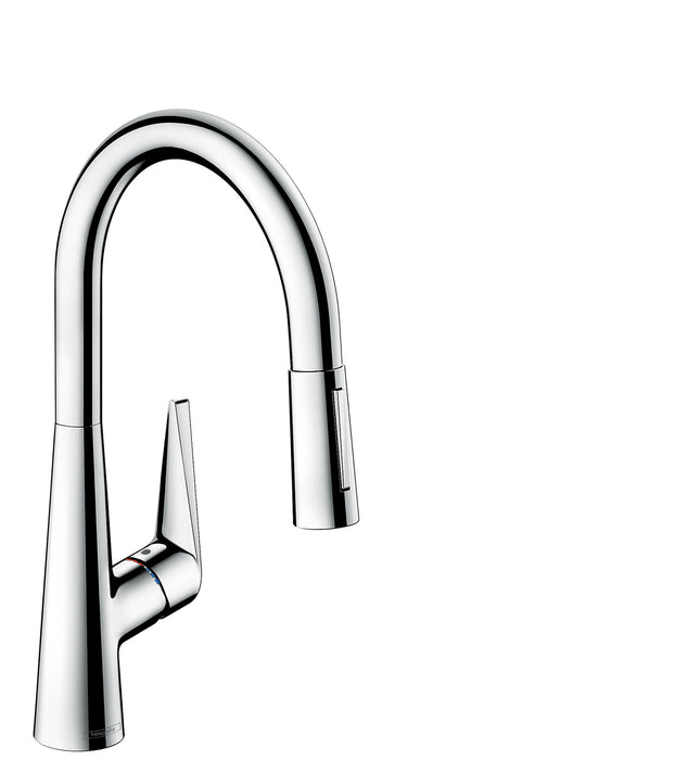 hansgrohe Talis S HighArc Kitchen Faucet, 2-Spray Pull-Down, 1.75 GPM