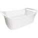 Axor 11300000 Urquiola Oval Vessel Bathroom Sink with Integrated Towel Holders, alpine white